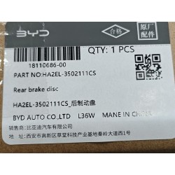 Disque de frein arrière - BYD - 18110686-00