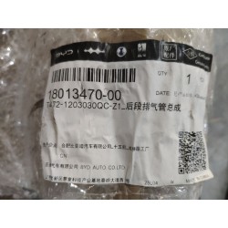 Tuyau d'échappement section arrière - BYD - 18013470-00