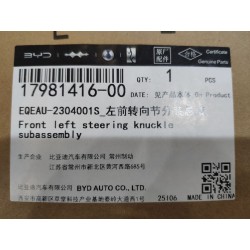Fusée de direction avant gauche - BYD - 17981416-00