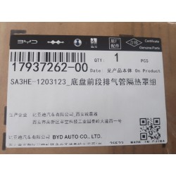 Blindage thermique de ligne d'échappement en extrémité avant de châssis - BYD - 17937262-00