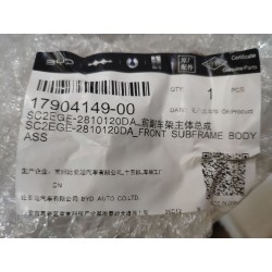 Berceau avant - BYD - 17904149-00