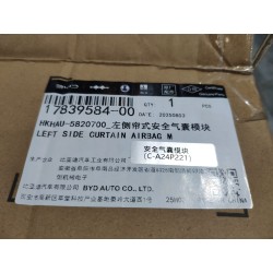Module airbag rideau latéral gauche - BYD - 17839584-00