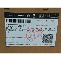 Injection standard - boîtier de filtre de climatisation - sc3h-8100217 - pp-td20 - noir - BYD - 17777730-00