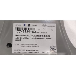 Plaque de renforcement du pilier B gauche - BYD - 17743869-00