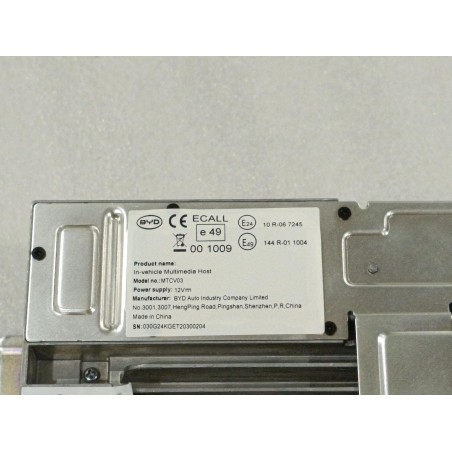 Commande multimédia - BYD - 17724271-00