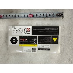 VEHICLE LABEL-ENGLISH - Étiquette véhicule - anglais - BYD - 17668497-00