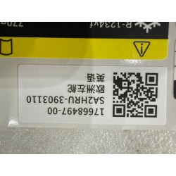 VEHICLE LABEL-ENGLISH - Étiquette véhicule - anglais - BYD - 17668497-00