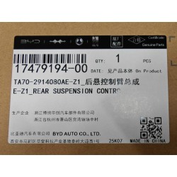 Bras de suspension arrière - BYD - 17479194-00