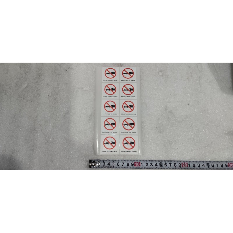 Étiquette d'attelage de remorque - BYD - 17289061-00