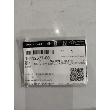 Carte NFC pour borne de charge - BYD - 18412677-00
