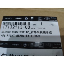 Rétroviseur extérieur droit - BYD - 17132113-00
