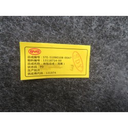 Tapis - Noir profond 5 - BYD - 13118714-00