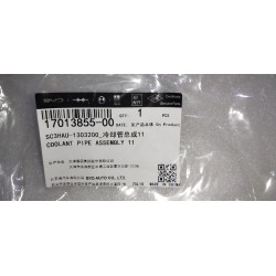 Conduite de liquide de refroidissement 11 - BYD - 17013855-00