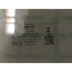 Vitre de porte arrière gauche - BYD - 16981385-00