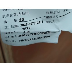 Vitre de porte arrière gauche - BYD - 16981385-00