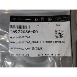 Faisceau de câblage de couvercle de coffre - BYD - 16972086-00