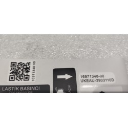Étiquette véhicule-Anglais - BYD - 16971348-00