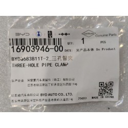 Collier de serrage triple pour conduite - BYD - 16903946-00