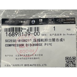 Conduite de refoulement de compresseur 1 - BYD - 16898189-00