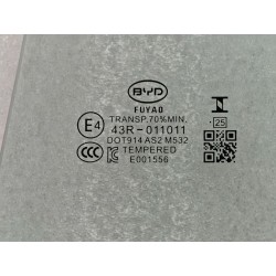 Vitre de porte arrière gauche - BYD - 16767521-00