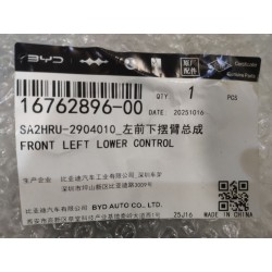 Bras de suspension inférieur avant gauche - BYD - 16762896-00