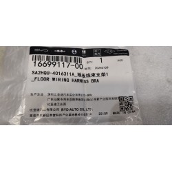 Support de faisceau de câblage plancher 1 - BYD - 16699117-00