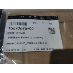 Emblème BYDSEAL6 - BYD - 16670676-00
