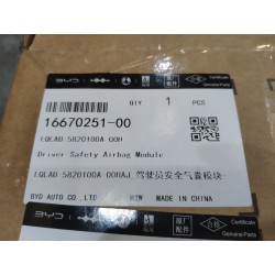 Module d'airbag conducteur - gris - BYD - 16670251-00