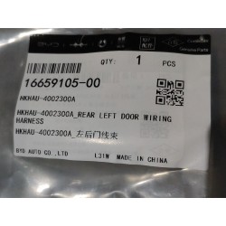 Faisceau de câblage de porte arrière gauche - BYD - 16659105-00