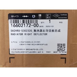 Déflecteur droit de radiateur - BYD - 16602172-00