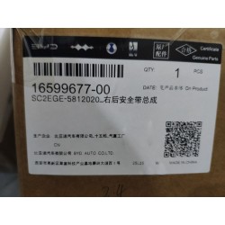 Ceinture de sécurité arrière droite - BYD - 16599677-00