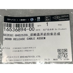 Câble de déverrouillage de capot - BYD - 16536894-00