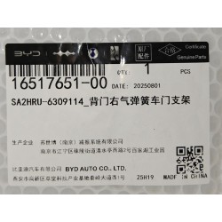 Support supérieur droit de vérin à gaz de hayon - BYD - 16517651-00