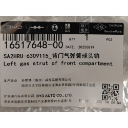 Rotule de vérin à gaz de hayon - BYD - 16517648-00