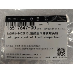 Rotule de vérin à gaz de capot - BYD - 16517647-00