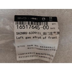 Vérin à gaz gauche de hayon - BYD - 16517645-00