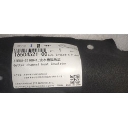 Gutter channel heat insulator - BYD - 16504521-00