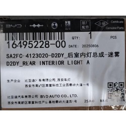 Plafonnier arrière - gris - BYD - 16495228-00