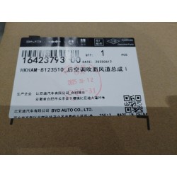 Conduit d'air de climatisation arrière niveau visage 1 - BYD - 16423793-00