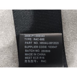 Ceinture de sécurité arrière droite - BYD - 16370479-00