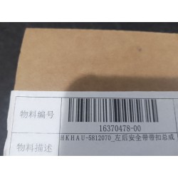 Boucle de ceinture de sécurité arrière gauche - BYD - 16370478-00