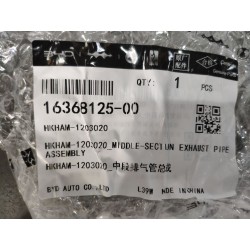 Tronçon intermédiaire de ligne d'échappement - BYD - 16368125-00