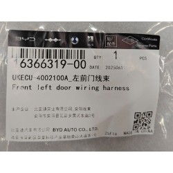 Faisceau de câblage de porte avant gauche - BYD - 16366319-00