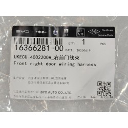 Faisceau de câblage de porte avant droite - BYD - 16366281-00