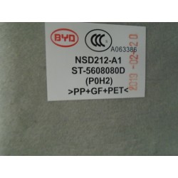 Panneau de protection droit de coffre - Noir profond 5 - BYD - 12576031-00