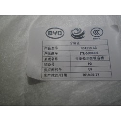 Mousse d'insonorisation latérale gauche de coffre - BYD - 12557345-00