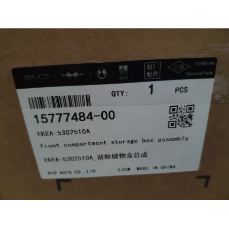 Coffre de rangement de compartiment avant - BYD - 15777484-00
