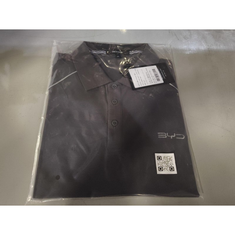 Vêtements de travail - 4XL - 100% polyester - Polo à manches courtes pour technicien de style étranger pour l'été - Gris foncé -