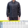 Vêtements de travail - 6XL - 60% coton et 40% polyester - Vêtements rembourrés en coton pour technicien de style étranger - Gris