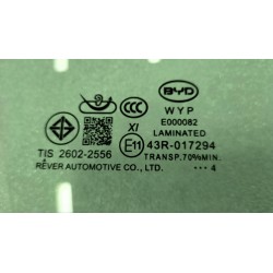 Vitrage de porte avant droite - BYD - 15568778-00